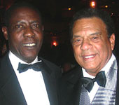Alex with Andrew Young